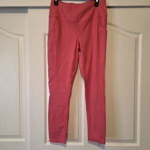 32 Degrees Women's Pink Workout Leggins Sz. L